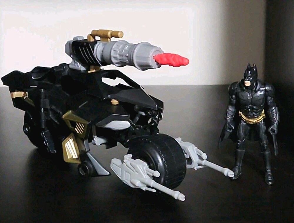 Mattel DC Comics Batman Dark Knight Rises  Bat-Pod Cycle + Figure Complete